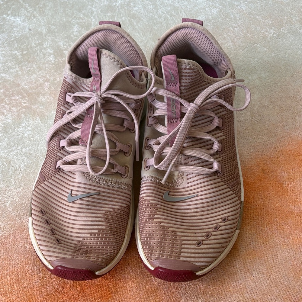 Nike Zoom Pink and Maroon Athletic Shoes